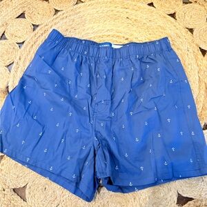 Old Navy Navy Blue Anchor Boxers